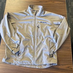 Tan Columbia Soft shell jacket